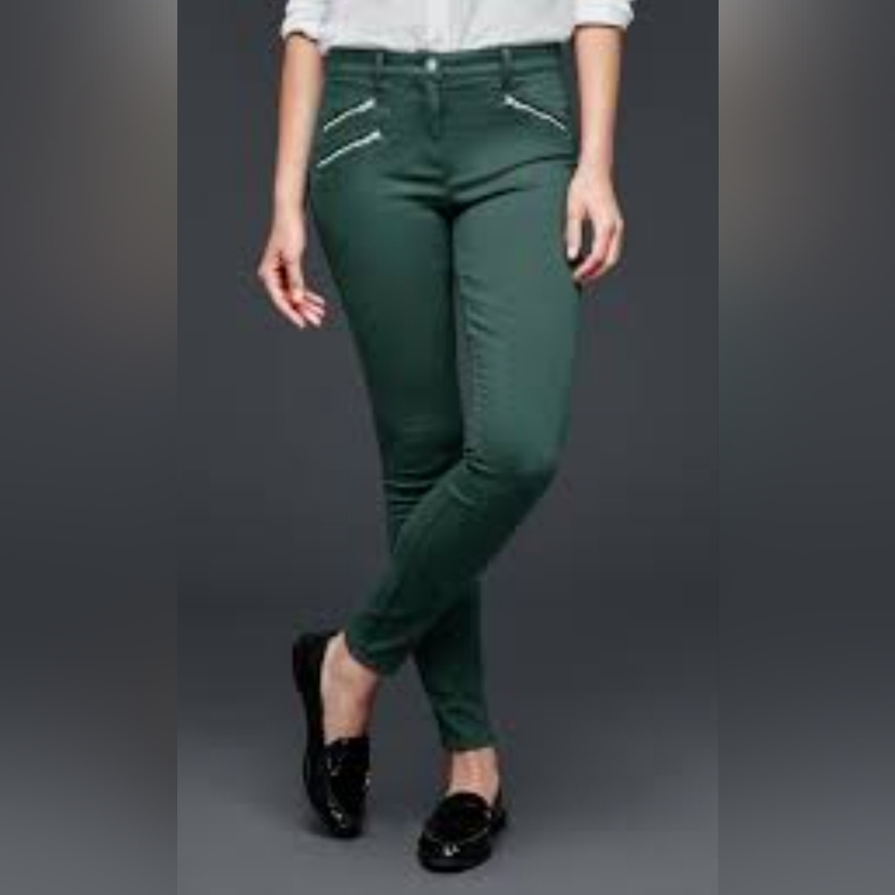 Gap Modern Stretch Moto Skinny Pants/Leggings 8R